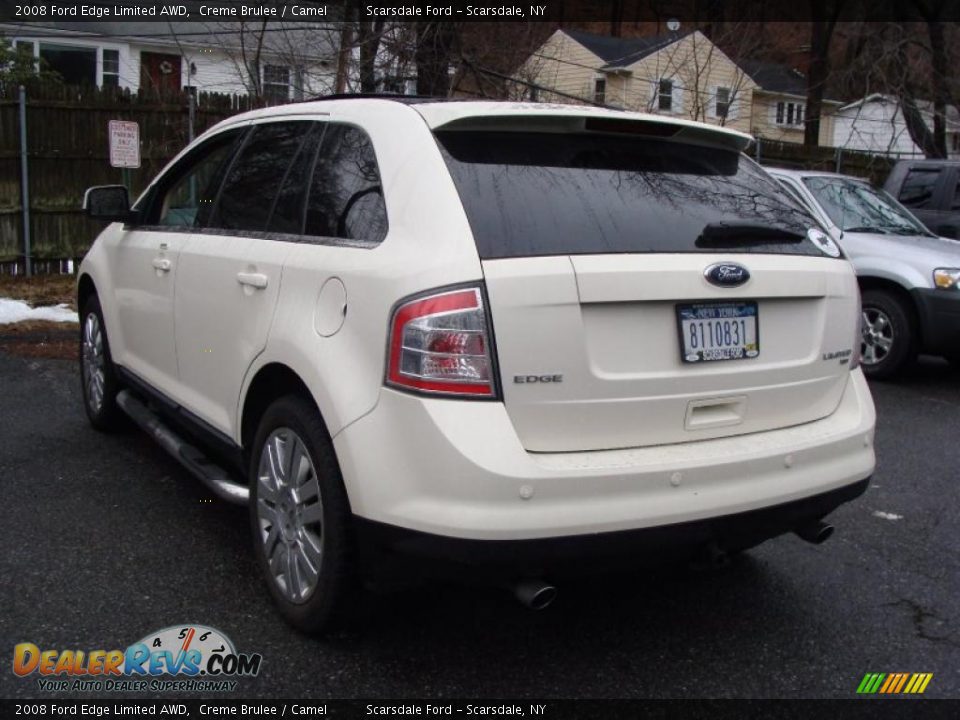 2008 Ford Edge Limited AWD Creme Brulee / Camel Photo #7