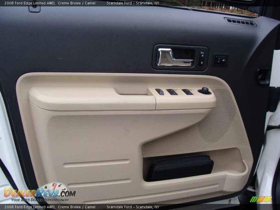 2008 Ford Edge Limited AWD Creme Brulee / Camel Photo #12