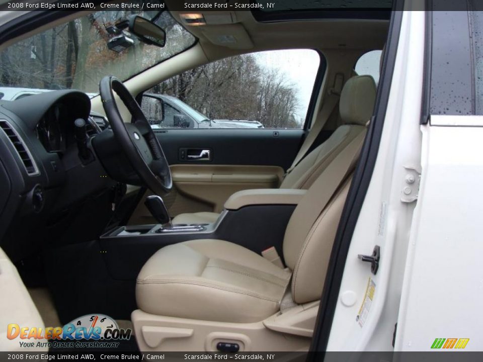 2008 Ford Edge Limited AWD Creme Brulee / Camel Photo #14