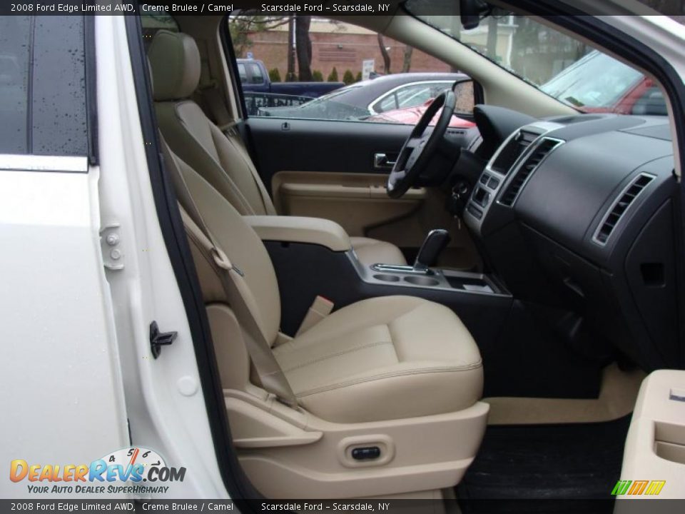 2008 Ford Edge Limited AWD Creme Brulee / Camel Photo #17