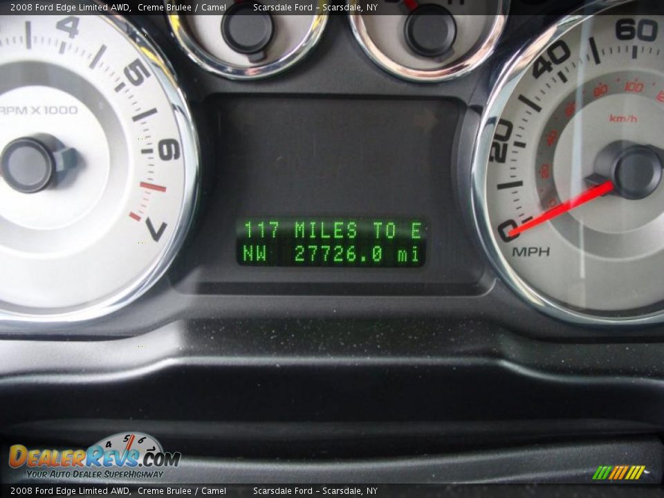 2008 Ford Edge Limited AWD Creme Brulee / Camel Photo #28