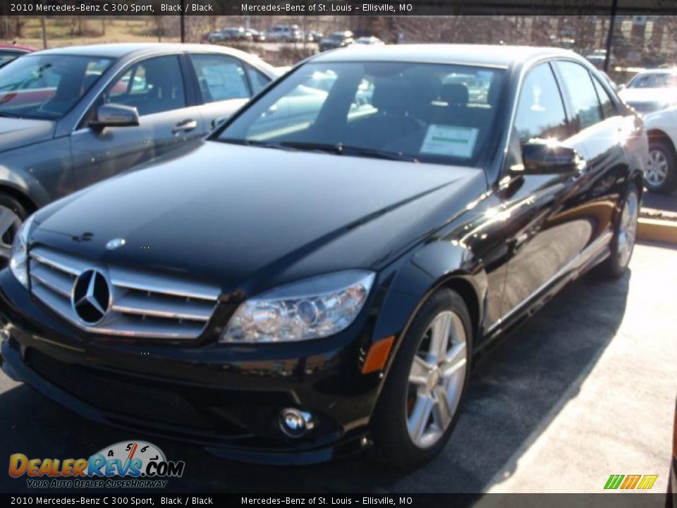 2010 Mercedes-Benz C 300 Sport Black / Black Photo #1