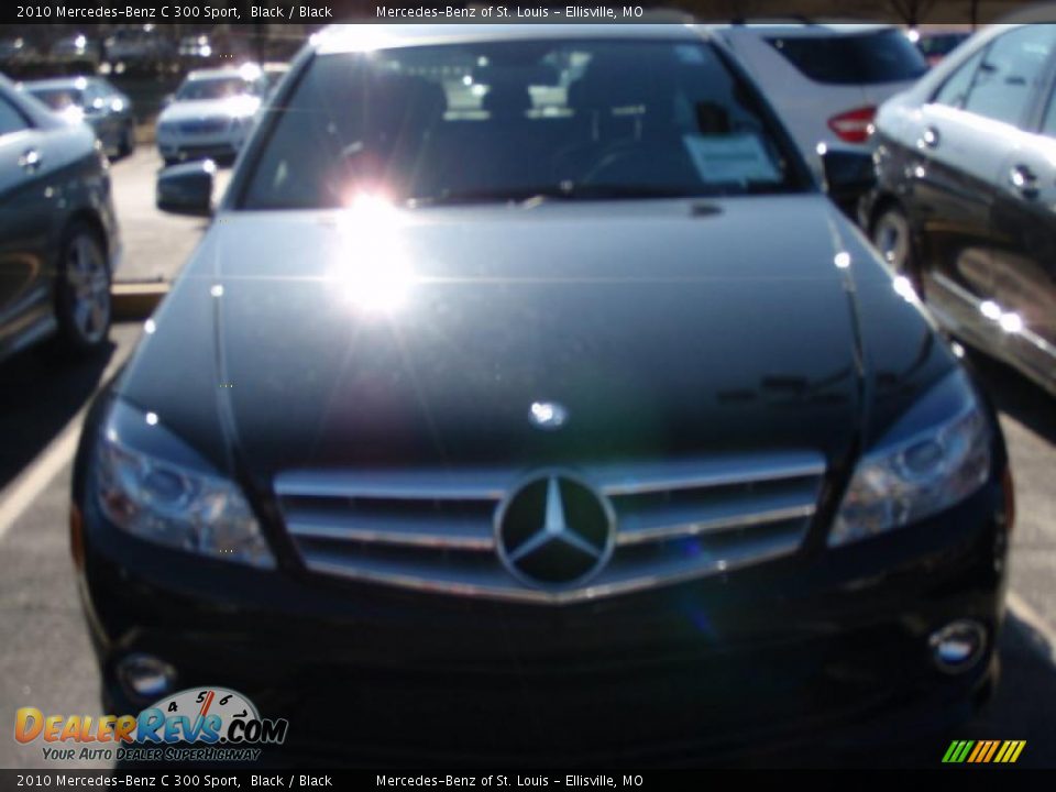 2010 Mercedes-Benz C 300 Sport Black / Black Photo #2