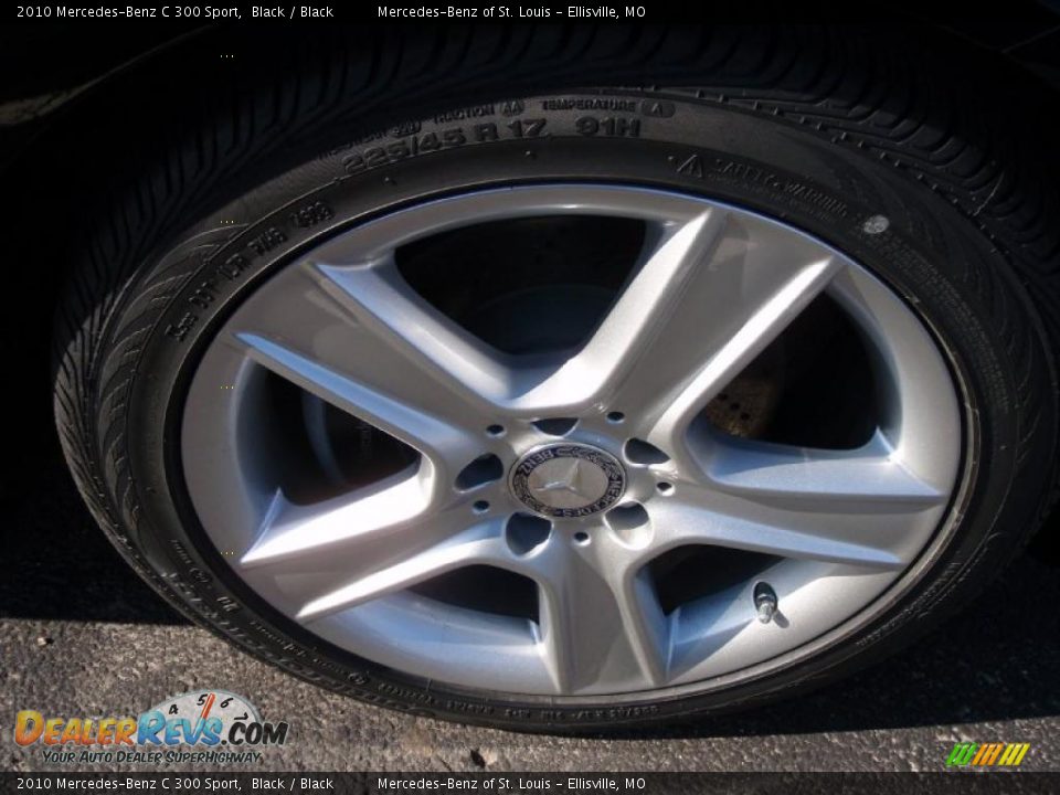 2010 Mercedes-Benz C 300 Sport Black / Black Photo #4
