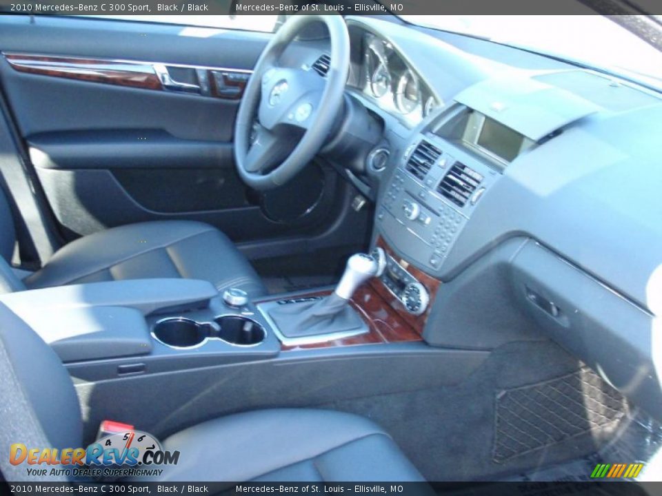 2010 Mercedes-Benz C 300 Sport Black / Black Photo #5