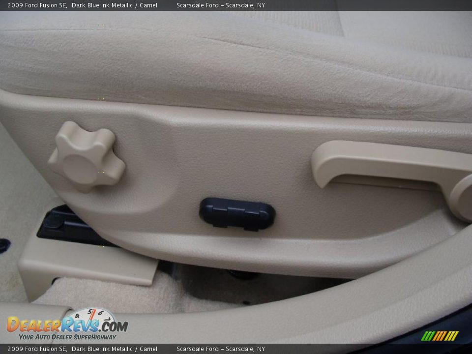 2009 Ford Fusion SE Dark Blue Ink Metallic / Camel Photo #13