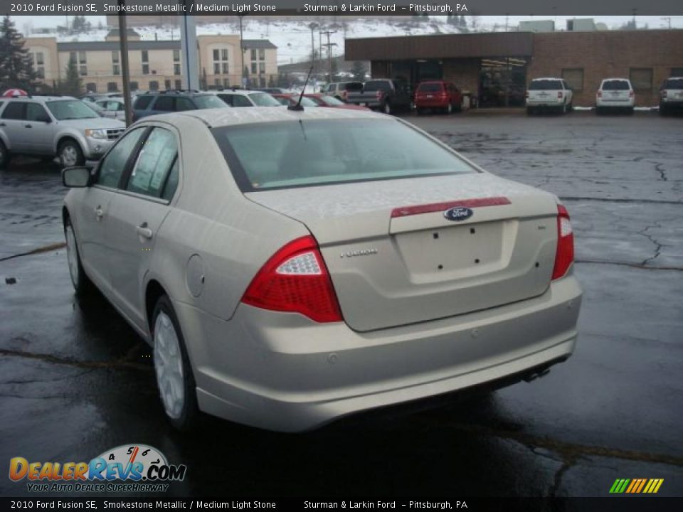 2010 Ford Fusion SE Smokestone Metallic / Medium Light Stone Photo #5