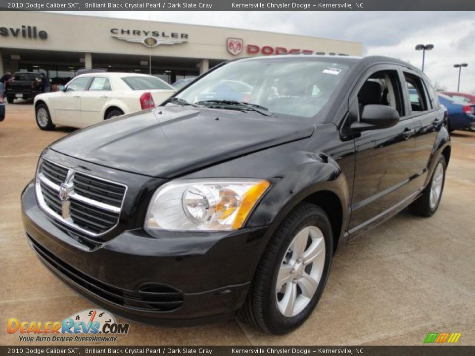 2010 Dodge Caliber SXT Brilliant Black Crystal Pearl / Dark Slate Gray Photo #1