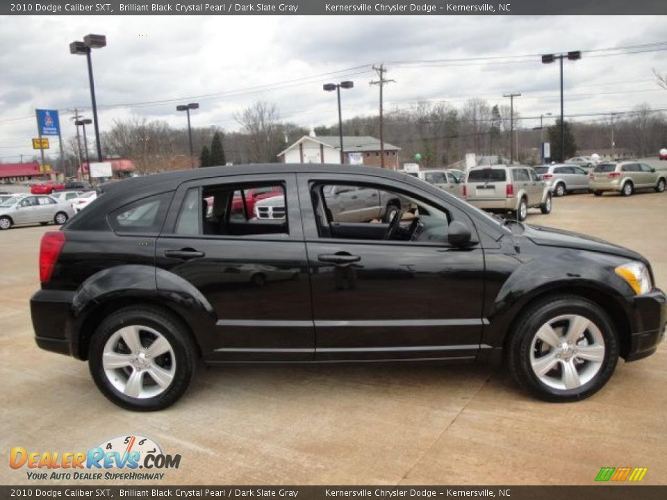 2010 Dodge Caliber SXT Brilliant Black Crystal Pearl / Dark Slate Gray Photo #3