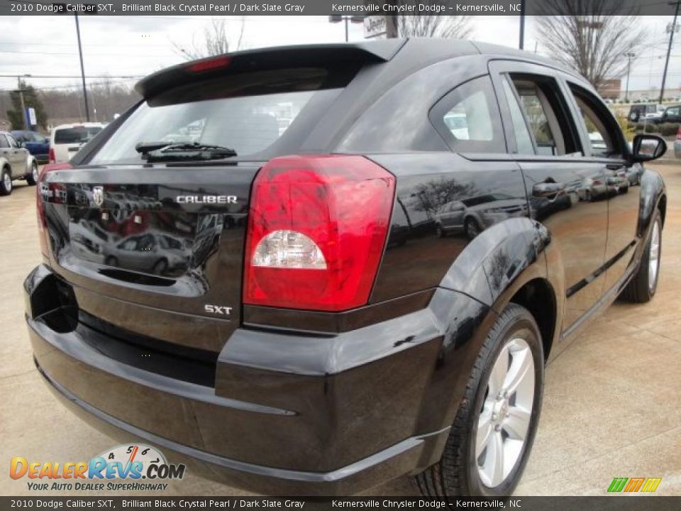 2010 Dodge Caliber SXT Brilliant Black Crystal Pearl / Dark Slate Gray Photo #4