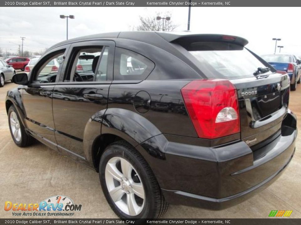 2010 Dodge Caliber SXT Brilliant Black Crystal Pearl / Dark Slate Gray Photo #5