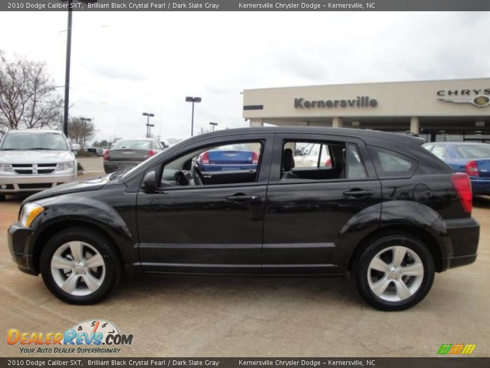 2010 Dodge Caliber SXT Brilliant Black Crystal Pearl / Dark Slate Gray Photo #6