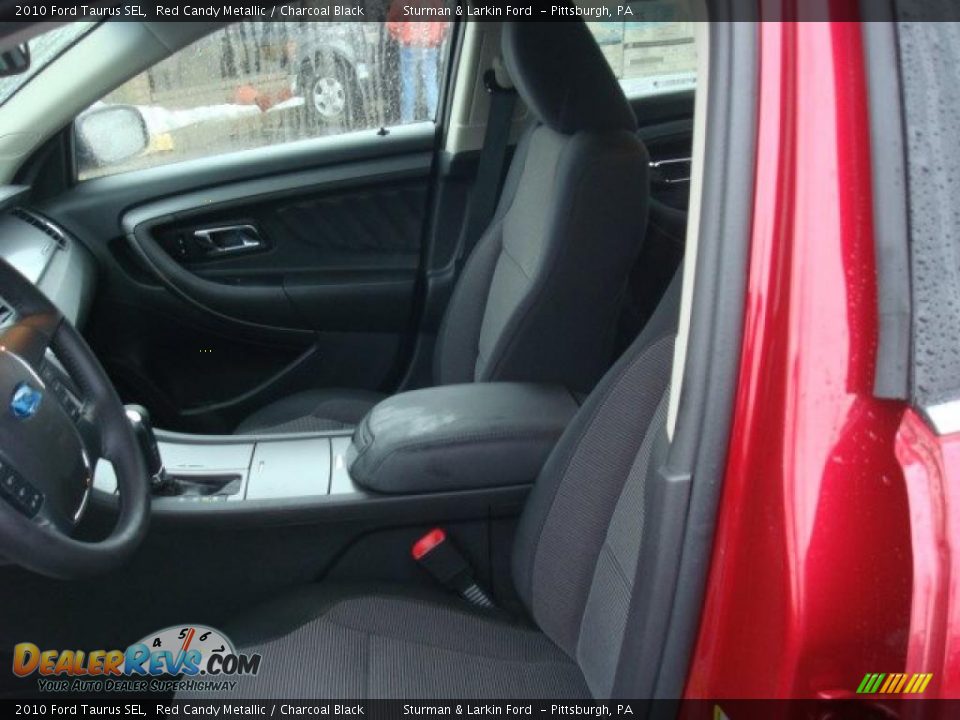 2010 Ford Taurus SEL Red Candy Metallic / Charcoal Black Photo #7