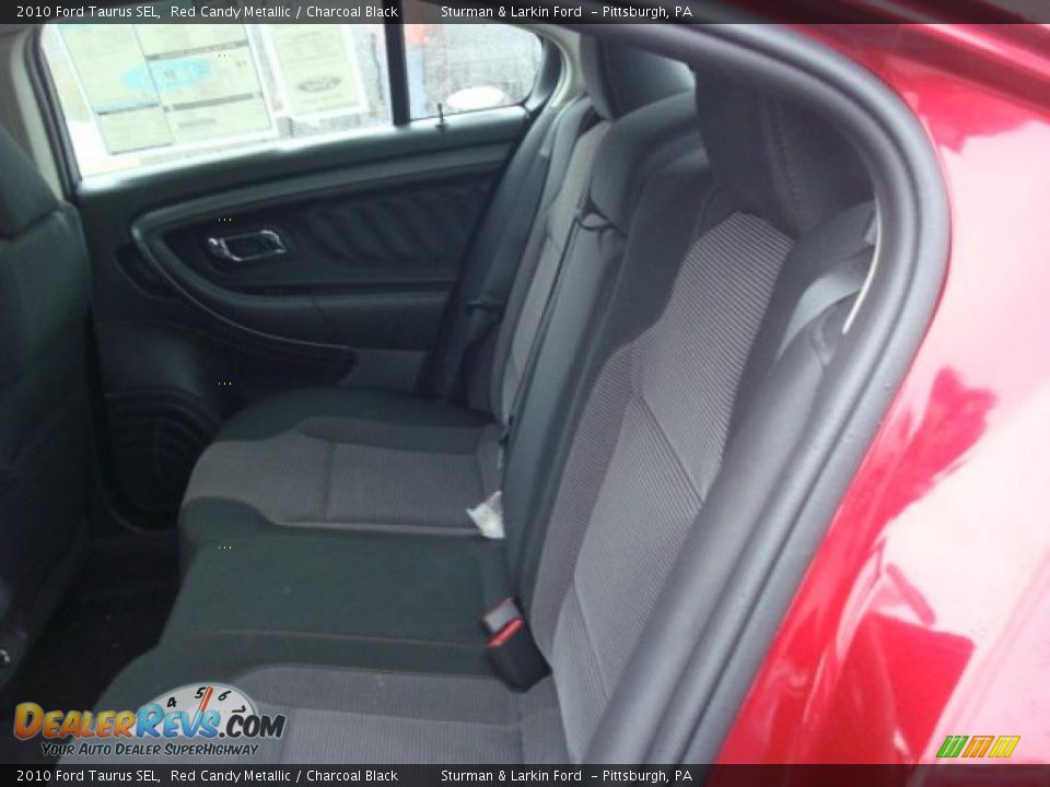 2010 Ford Taurus SEL Red Candy Metallic / Charcoal Black Photo #8