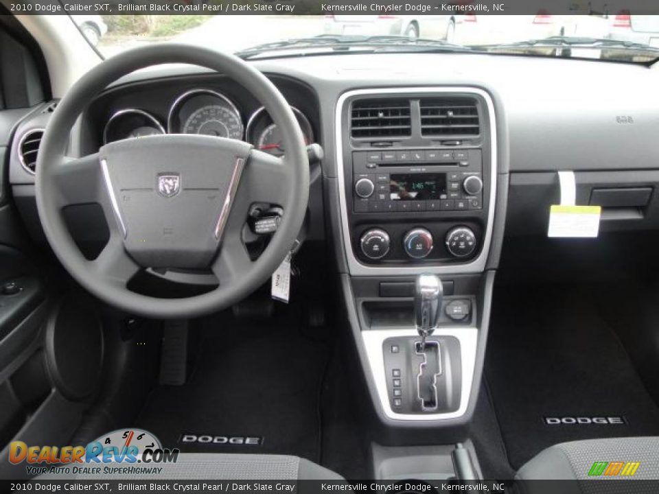2010 Dodge Caliber SXT Brilliant Black Crystal Pearl / Dark Slate Gray Photo #13