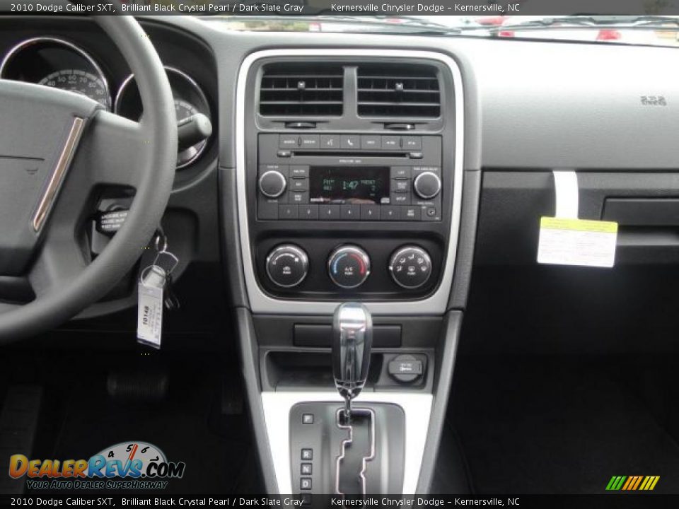 2010 Dodge Caliber SXT Brilliant Black Crystal Pearl / Dark Slate Gray Photo #14