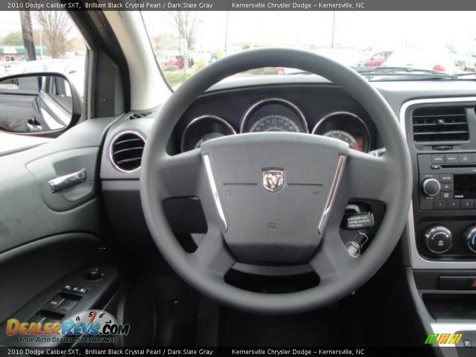 2010 Dodge Caliber SXT Brilliant Black Crystal Pearl / Dark Slate Gray Photo #16