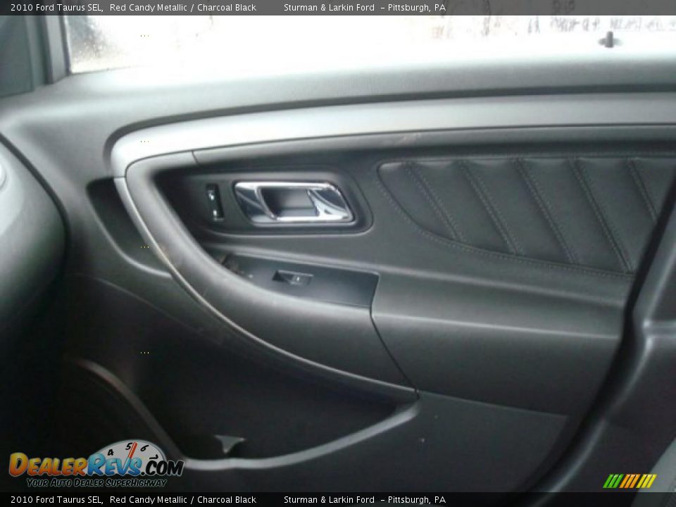 2010 Ford Taurus SEL Red Candy Metallic / Charcoal Black Photo #17