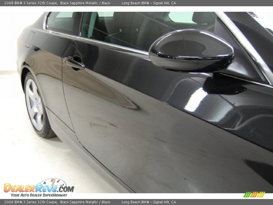 2008 BMW 3 Series 328i Coupe Black Sapphire Metallic / Black Photo #4