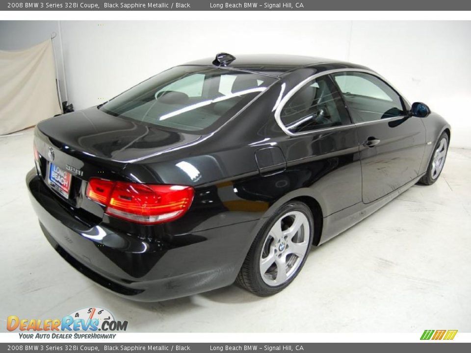 2008 BMW 3 Series 328i Coupe Black Sapphire Metallic / Black Photo #6