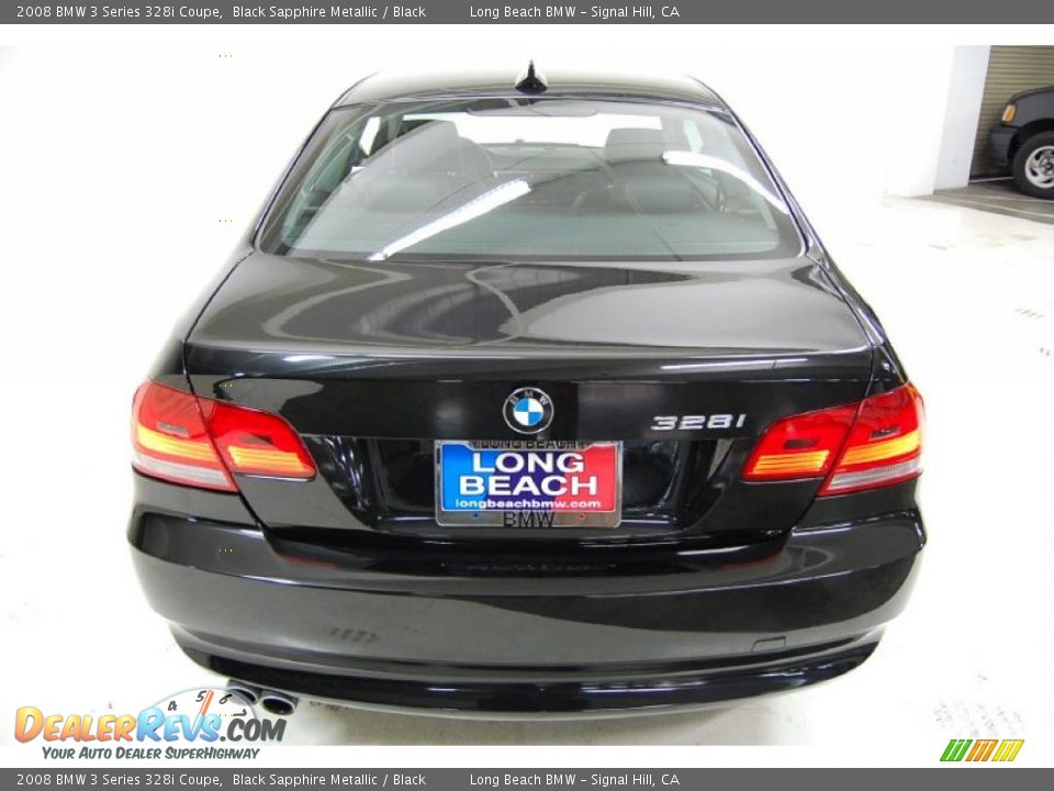2008 BMW 3 Series 328i Coupe Black Sapphire Metallic / Black Photo #7