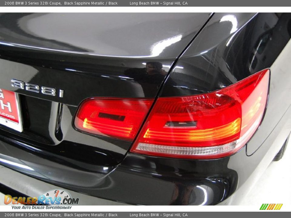 2008 BMW 3 Series 328i Coupe Black Sapphire Metallic / Black Photo #8