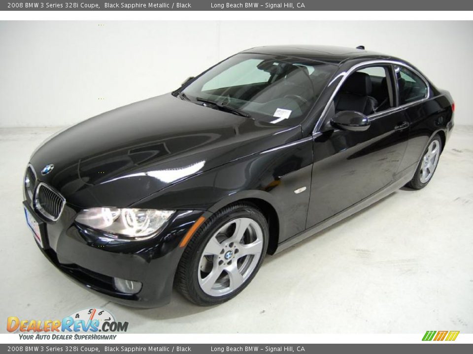 2008 BMW 3 Series 328i Coupe Black Sapphire Metallic / Black Photo #10