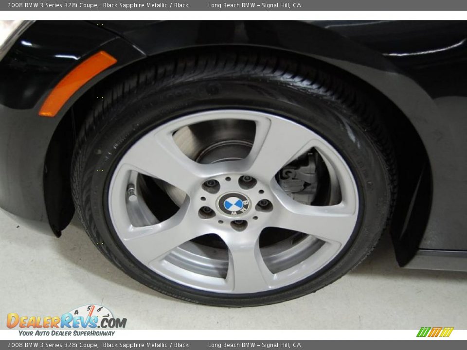 2008 BMW 3 Series 328i Coupe Black Sapphire Metallic / Black Photo #12