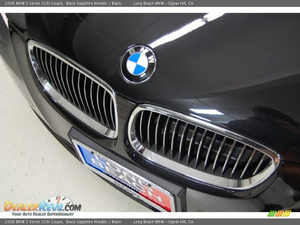 2008 BMW 3 Series 328i Coupe Black Sapphire Metallic / Black Photo #14