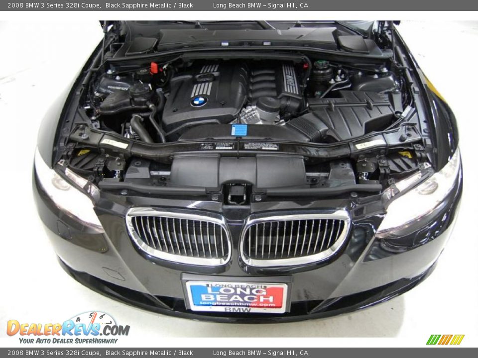 2008 BMW 3 Series 328i Coupe Black Sapphire Metallic / Black Photo #16