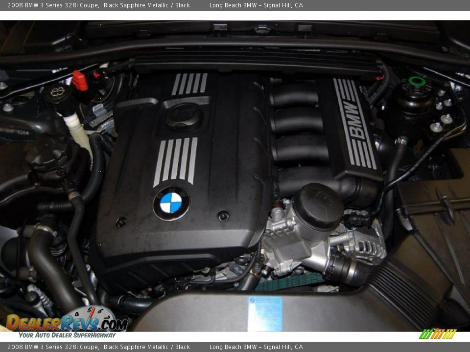 2008 BMW 3 Series 328i Coupe Black Sapphire Metallic / Black Photo #17