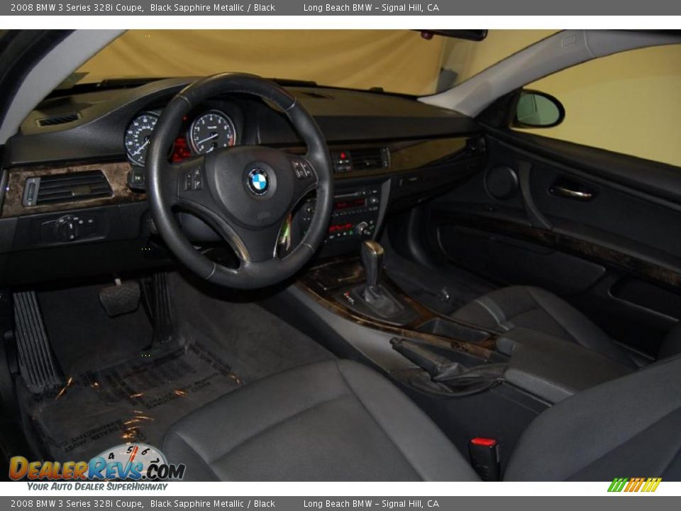 2008 BMW 3 Series 328i Coupe Black Sapphire Metallic / Black Photo #18
