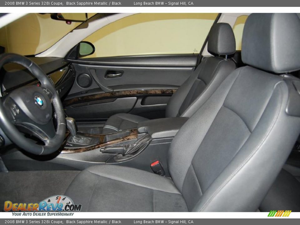 2008 BMW 3 Series 328i Coupe Black Sapphire Metallic / Black Photo #19