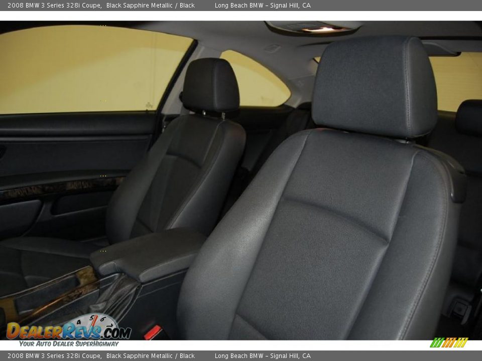 2008 BMW 3 Series 328i Coupe Black Sapphire Metallic / Black Photo #20