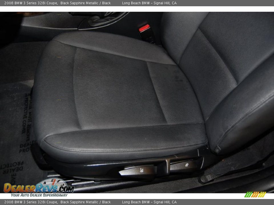 2008 BMW 3 Series 328i Coupe Black Sapphire Metallic / Black Photo #21