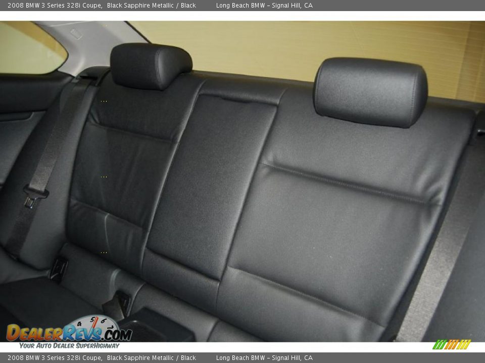 2008 BMW 3 Series 328i Coupe Black Sapphire Metallic / Black Photo #23