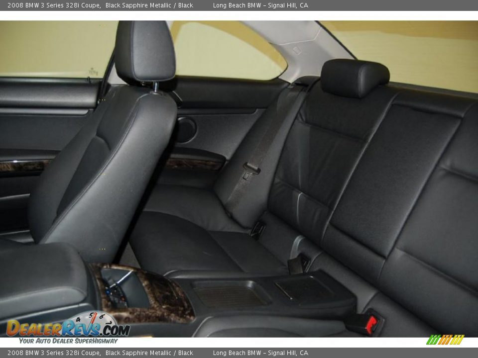 2008 BMW 3 Series 328i Coupe Black Sapphire Metallic / Black Photo #24