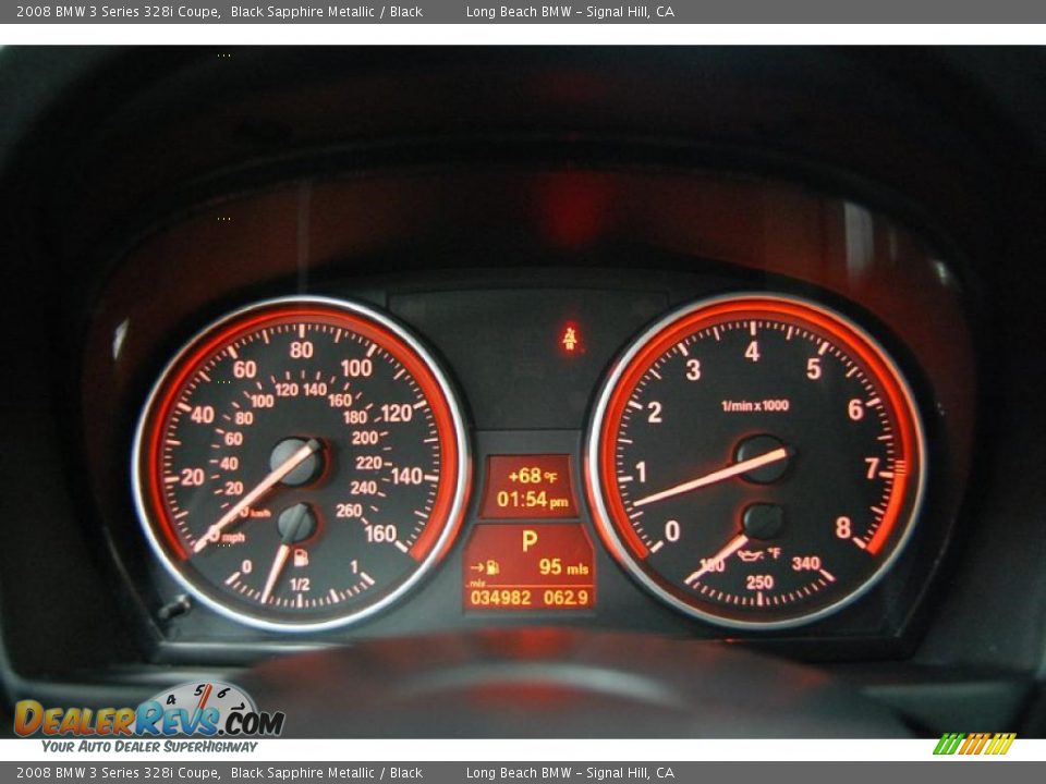 2008 BMW 3 Series 328i Coupe Black Sapphire Metallic / Black Photo #27