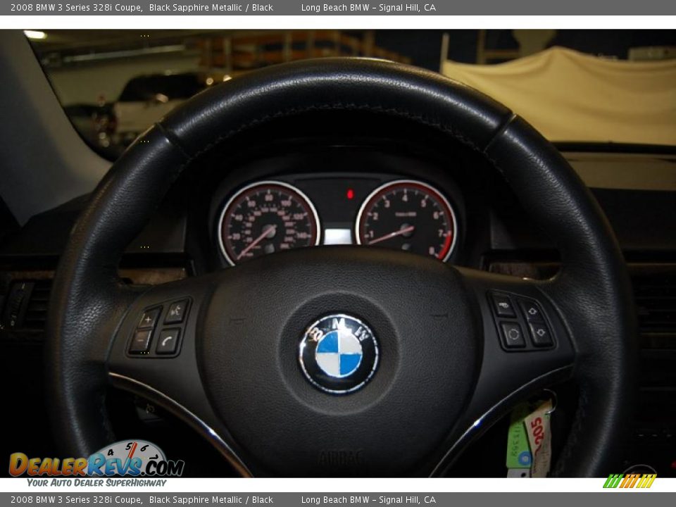 2008 BMW 3 Series 328i Coupe Black Sapphire Metallic / Black Photo #28