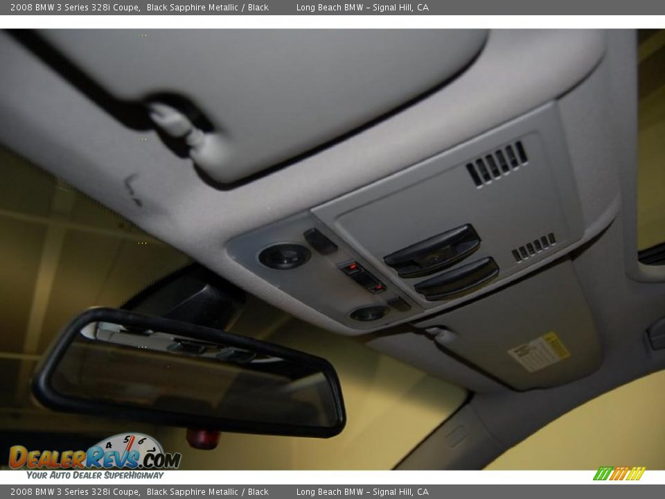 2008 BMW 3 Series 328i Coupe Black Sapphire Metallic / Black Photo #32