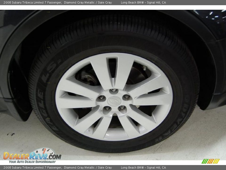 2008 Subaru Tribeca Limited 7 Passenger Diamond Gray Metallic / Slate Gray Photo #3