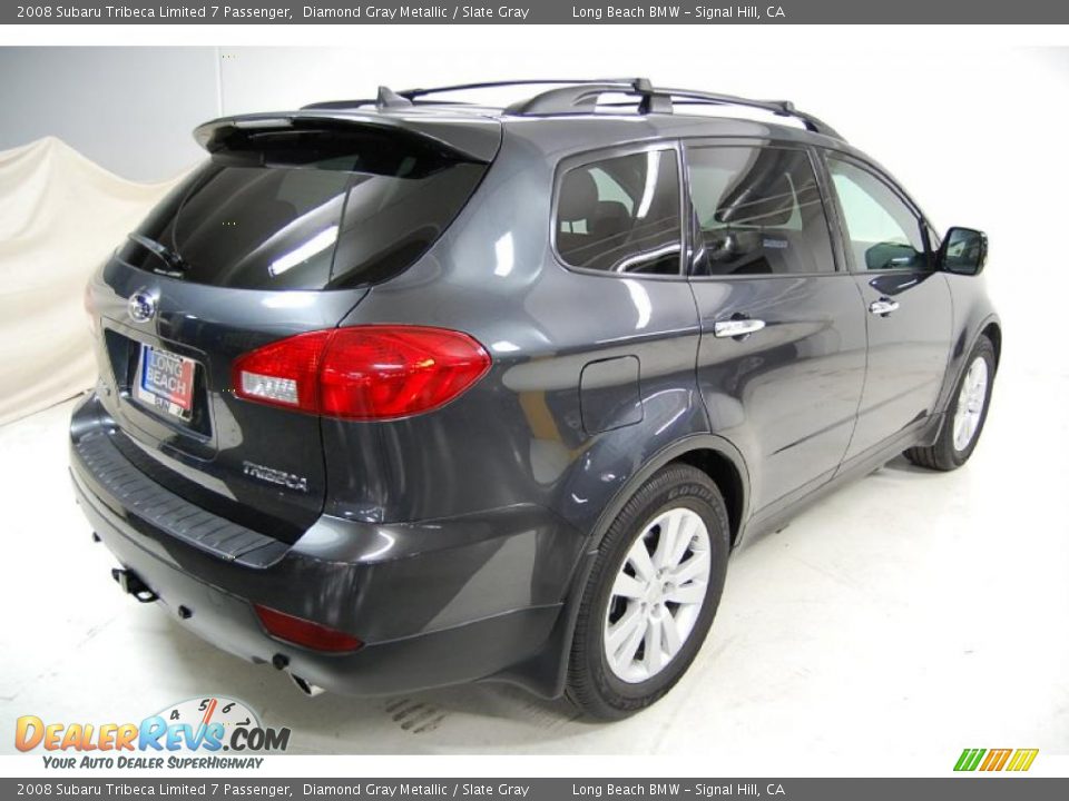 2008 Subaru Tribeca Limited 7 Passenger Diamond Gray Metallic / Slate Gray Photo #6