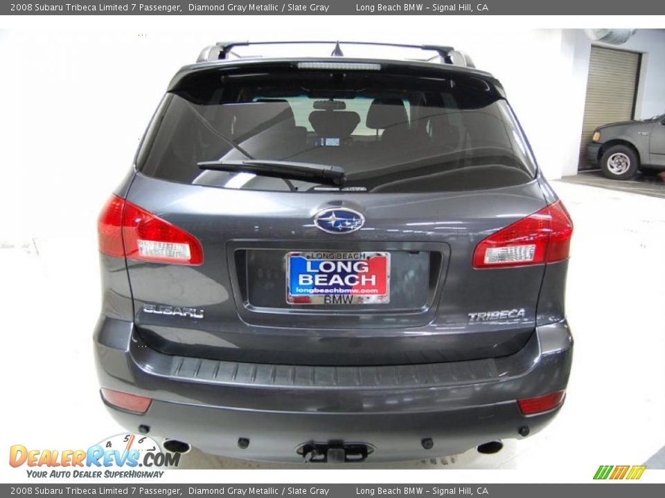 2008 Subaru Tribeca Limited 7 Passenger Diamond Gray Metallic / Slate Gray Photo #7