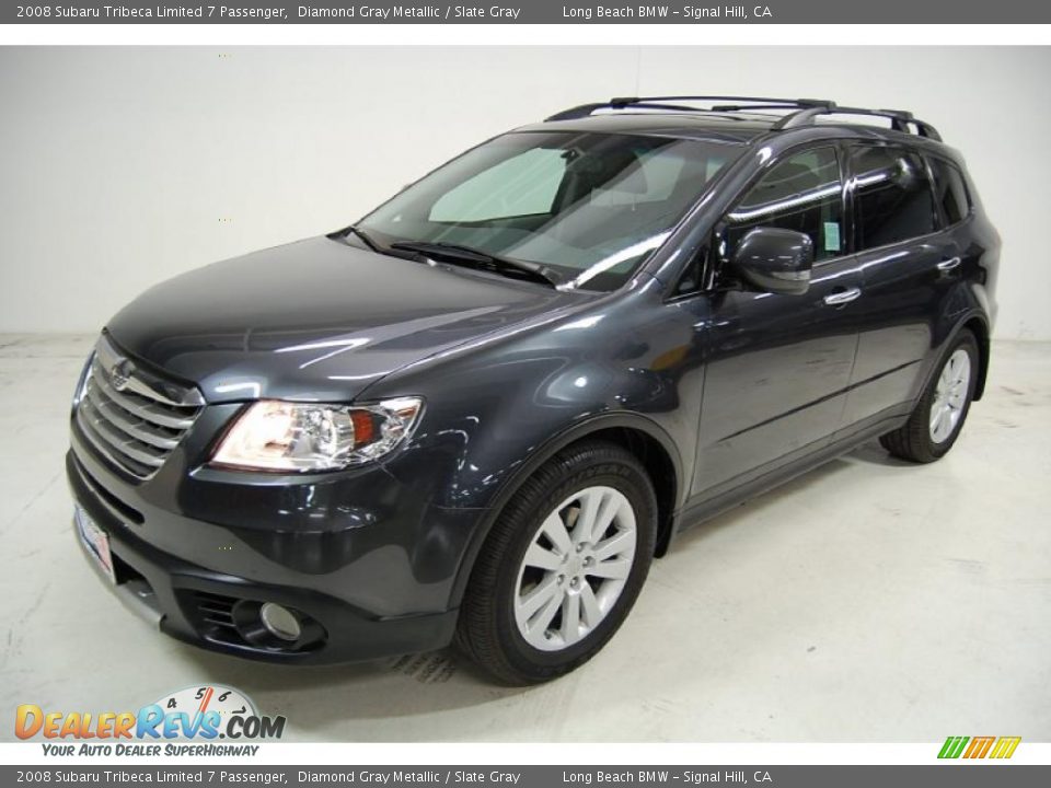 2008 Subaru Tribeca Limited 7 Passenger Diamond Gray Metallic / Slate Gray Photo #11