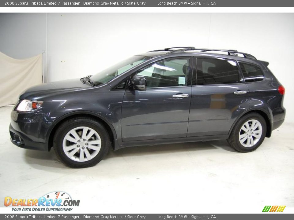 2008 Subaru Tribeca Limited 7 Passenger Diamond Gray Metallic / Slate Gray Photo #12