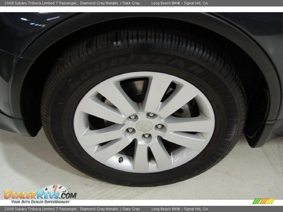 2008 Subaru Tribeca Limited 7 Passenger Diamond Gray Metallic / Slate Gray Photo #13
