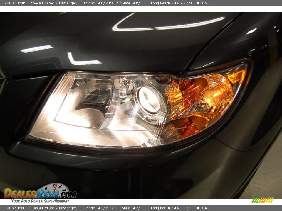 2008 Subaru Tribeca Limited 7 Passenger Diamond Gray Metallic / Slate Gray Photo #16