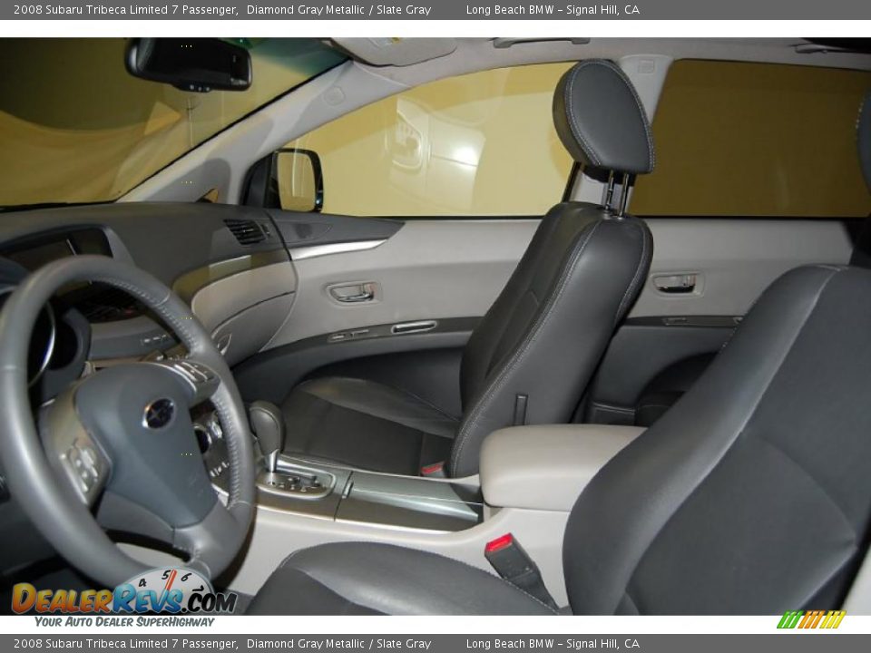 2008 Subaru Tribeca Limited 7 Passenger Diamond Gray Metallic / Slate Gray Photo #18