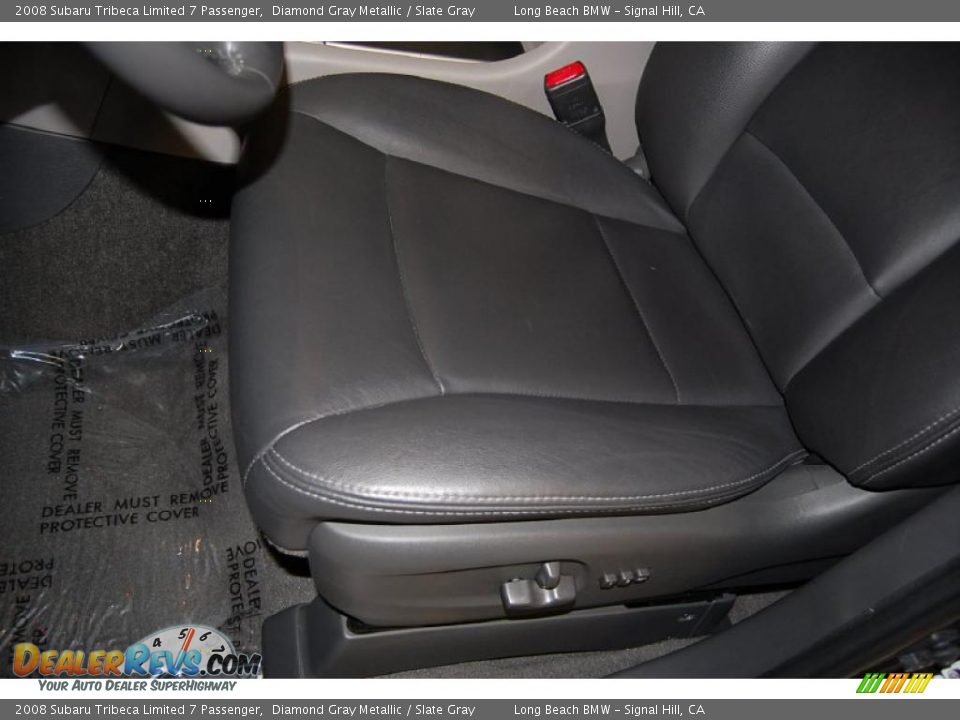2008 Subaru Tribeca Limited 7 Passenger Diamond Gray Metallic / Slate Gray Photo #20