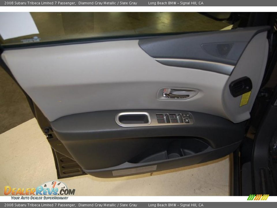 2008 Subaru Tribeca Limited 7 Passenger Diamond Gray Metallic / Slate Gray Photo #21
